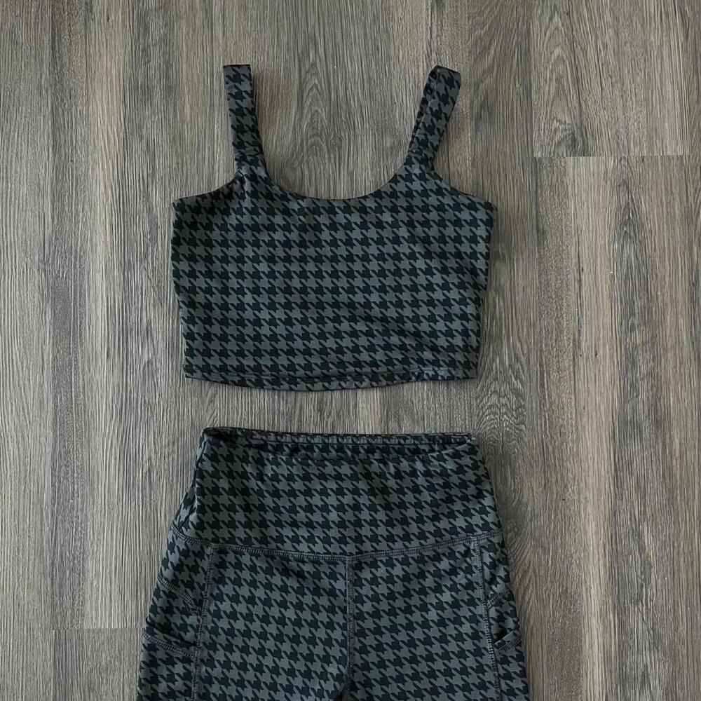 Gottex studio houndstooth workout set